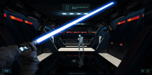 Screenshot from Star Wars Lightsaber Escape