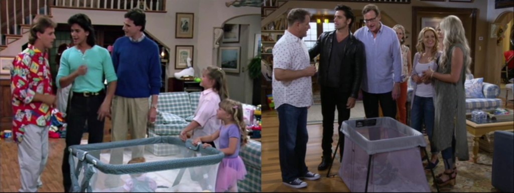 The family relives a classic Full House moment 