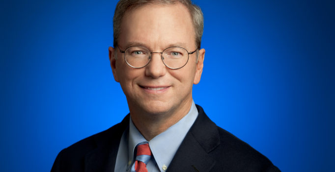 Photo of Eric Schmidt via Google Press Images