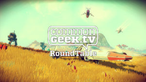 No Man's Sky image from Hello Games press images. Text added by Robert Beiler