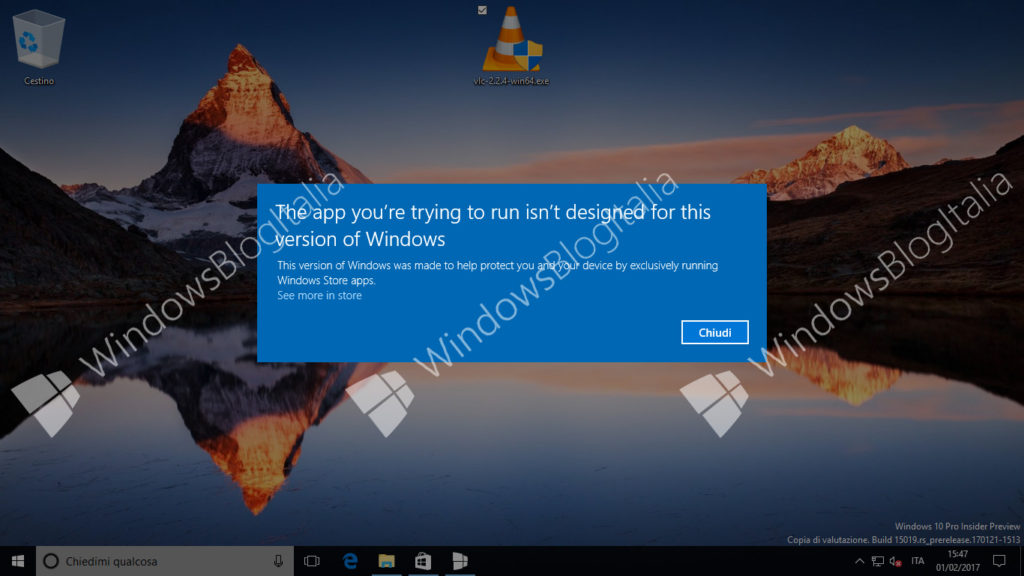 Windows Cloud (Screenshot via Windows Blog Italia)