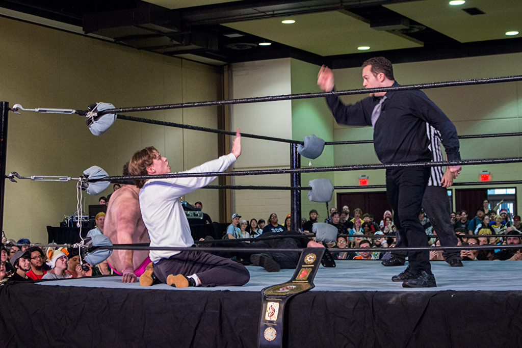 Uncle Yo at Cosplay Pro Wrestling - photo by Adam Houck